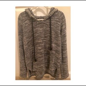 fab’rik bell sleeve hoodie- grey